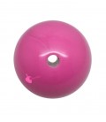 Perla Tonda Resina 22 mm (foro 3,3 mm) Fucsia