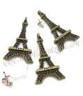 Ciondolo Torre Eiffel Paris 31x17 mm colore Bronzo Antico