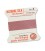 Filo di Seta Griffin misura 4 - 0,60 mm Dark Pink (2 metri)