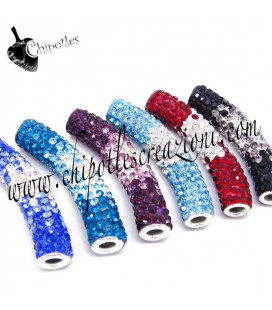 Tubi Strass Misti 47x10 mm