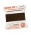 Filo di Seta Griffin misura 6 - 0,70 mm Brown (2 metri)