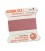 Filo di Seta Griffin misura 6 - 0,70 mm Dark Pink (2 metri)