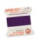 Filo di Seta Griffin misura 6 - 0,70 mm Amethyst (2 metri)