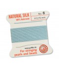 Filo di Seta Griffin misura 6 - 0,70 mm Turquoise (2 metri)