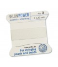 Filo di Nylon Griffin misura 3 - 0,50 mm White (2 metri)