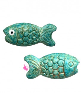Perla Pesce Ceramica 26x12 mm Turchese