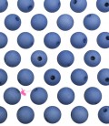 Perle Acrilico Opache 4 mm Cornflower Blue Confezione Grande (900 pezzi circa)
