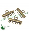 Connettore 4 fori 22x13 mm colore Bronzo Antico