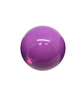 Perla Tonda Resina 25 mm (foro 5,5 mm) Violetto