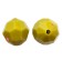 Perla Sfaccettata Resina 30x28 mm Verde Lime
