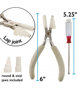 Pinza con 3 Punte Intercambiabili in Nylon per Wire