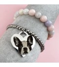 Bracciale Foto Cane Gatto con Incisione Nome Cuore Personalizzato