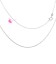 Collana Palline Diamantata 1,2 mm Lunghezza 40 cm Argento 925