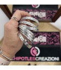 Bracciale Personalizzato con Incisione Nome Frase Alluminio