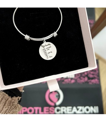 Bracciale Nascita Personalizzato