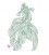 Ciondolo Pesce Tropicale 60x35 mm Turchese