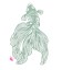 Ciondolo Pesce Tropicale 60x35 mm Turchese