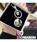 Portachiavi Foto Personalizzata con Incisione Nome o Frase