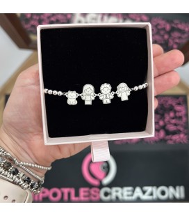 Bracciale Famiglia Family Argento 925