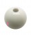 Perla Tonda Resina 30 mm (foro 5,5 mm) Bianco Latte