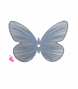 Farfalla 36x25 mm Grigia