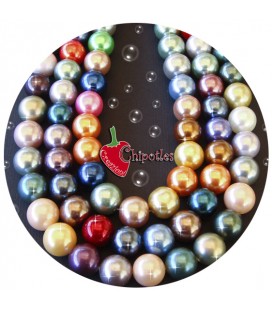 Perle Miste Vetro Cerato 12 mm (10 pezzi)