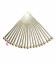Ciondolo Ventaglio con Spilli 40x55 mm Oro Opaco
