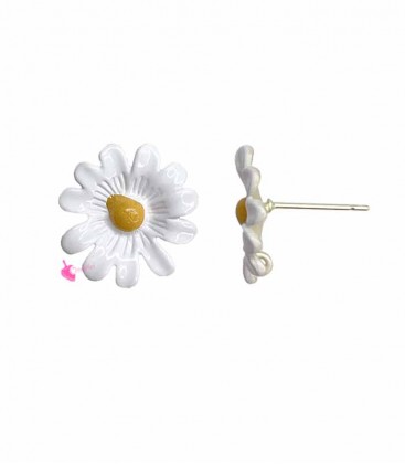 Perni per Orecchini Margherita Bianca 17 mm (1 paio)