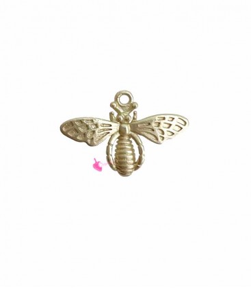 Ciondolo Ape 14x10 mm Oro Opaco