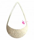 Ciondolo Lacrima Peperoncini Rossi 58x37 mm Oro Opaco