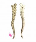Ciondolo Tentacoli Braccia Polpo 65x10 mm Oro Opaco