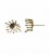Perni per Orecchini 13 mm Pistilli Smaltati Beige (1 paio)