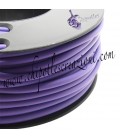 Cordoncino PVC 4 mm Forato Color Viola (1 metro)