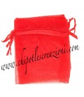 Sacchetto Organza Rosso 7x9 cm