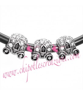 Perla Foro Largo Carrozza con Strass