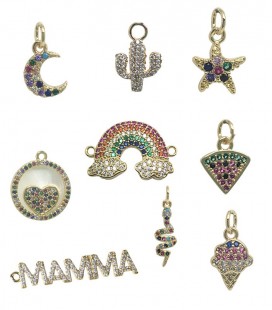 Rhinestone & Cubic Zirconia Pendants